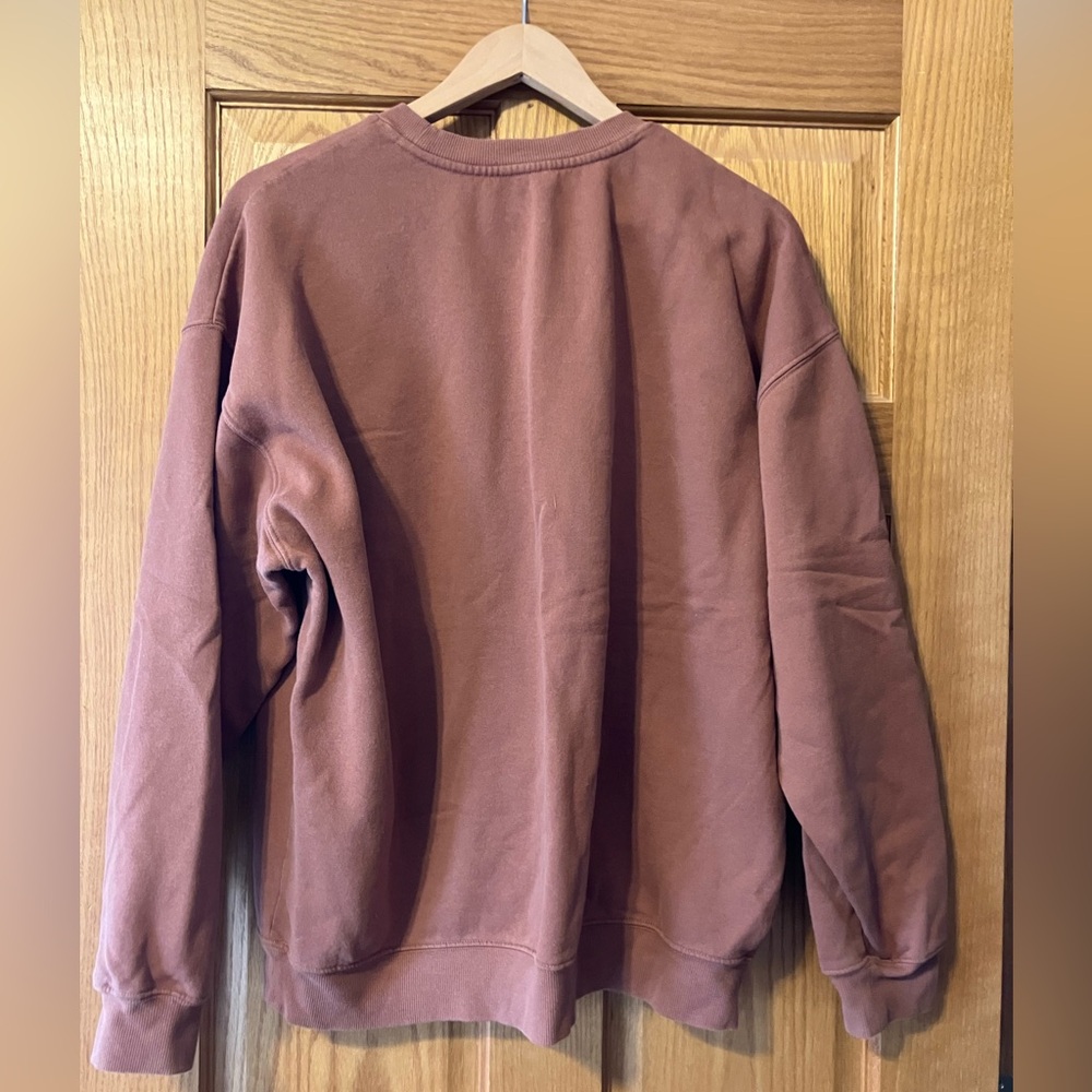 Goodie two sleeves Montana sweatshirt coral brown, xl women’s L - Picture 2 of 3